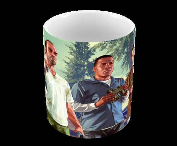Caneca Polímero Gta V Personalizada