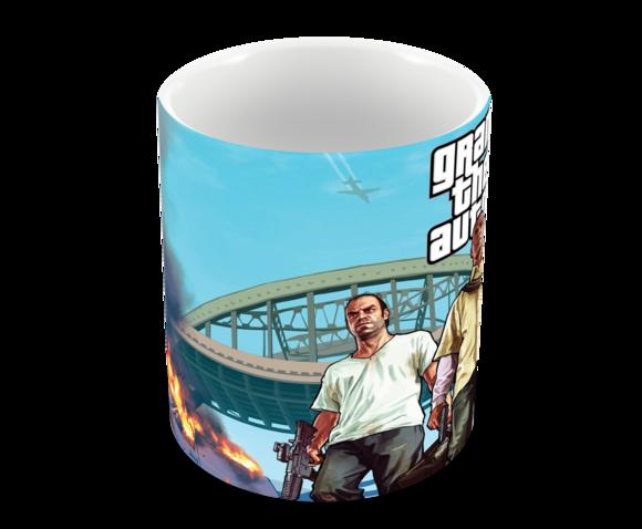 Caneca Polímero Gta V Personalizada