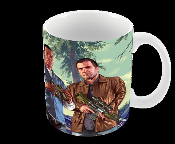 Caneca Polímero Gta V Personalizada