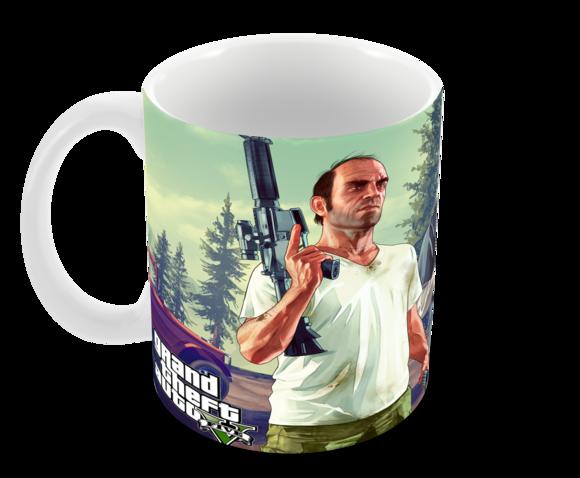 Caneca Polímero Gta V Personalizada