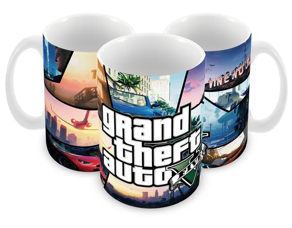 Caneca Polímero Gta V Personalizada