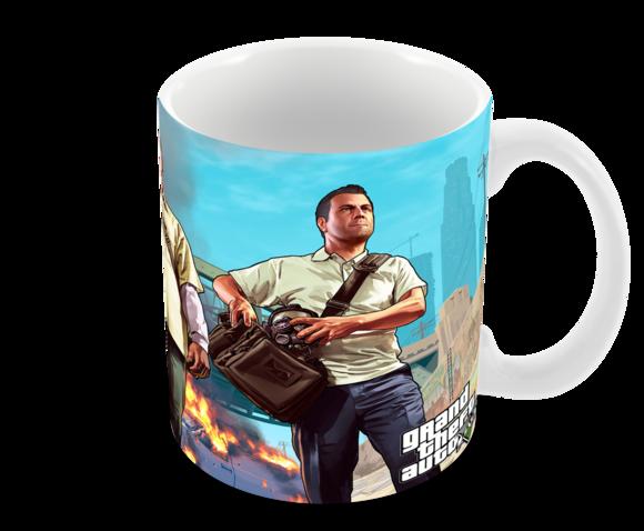Caneca Polímero Gta V Personalizada