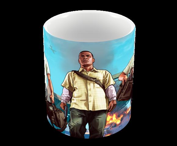 Caneca Polímero Gta V Personalizada