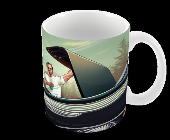 Caneca Polímero Gta V Personalizada