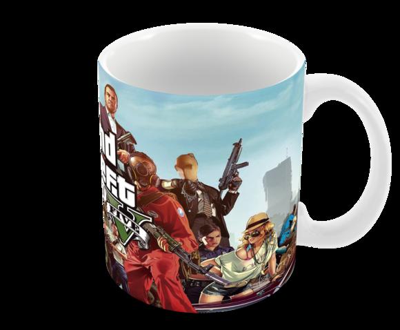 Caneca Polímero Gta V Personalizada