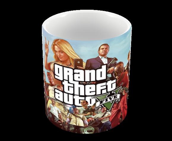 Caneca Polímero Gta V Personalizada