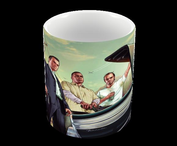 Caneca Polímero Gta V Personalizada