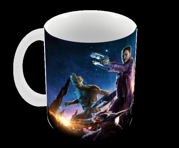 Caneca Polímero Guardiões da Galáxia Personalizada