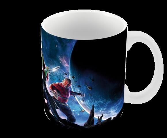 Caneca Polímero Guardiões da Galáxia Personalizada