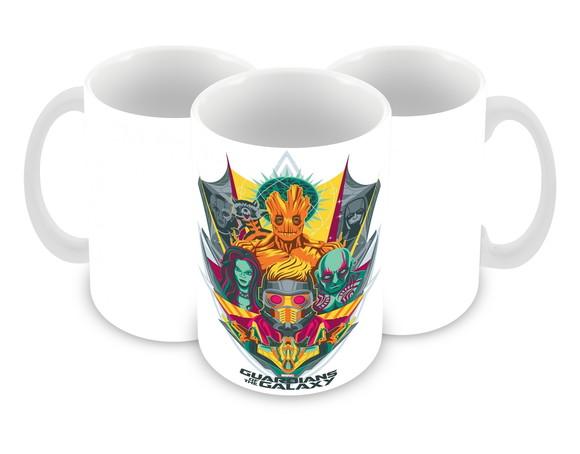 Caneca Polímero Guardiões da Galáxia Personalizada