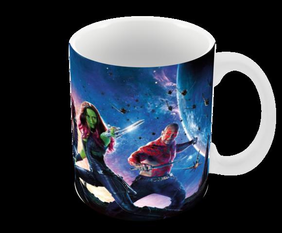 Caneca Polímero Guardiões da Galáxia Personalizada