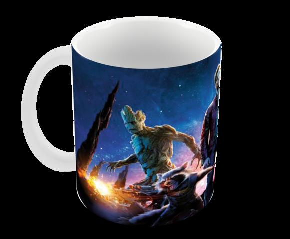 Caneca Polímero Guardiões da Galáxia Personalizada