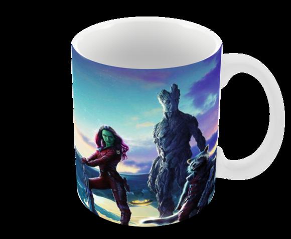 Caneca Polímero Guardiões da Galáxia Personalizada
