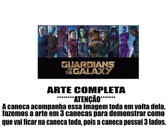 Caneca Polímero Guardiões da Galáxia Personalizada