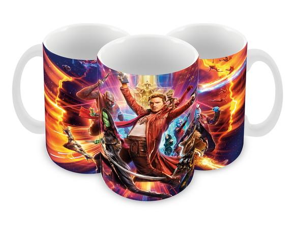 Caneca Polímero Guardiões da Galáxia Personalizada