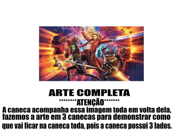 Caneca Polímero Guardiões da Galáxia Personalizada