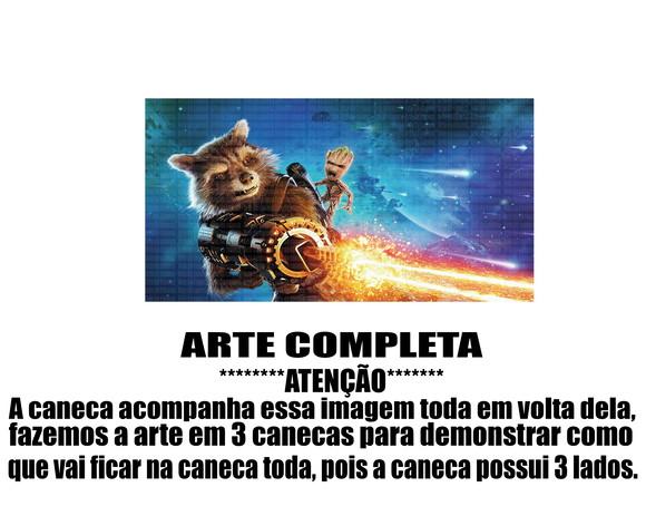 Caneca Polímero Guardiões da Galáxia Personalizada