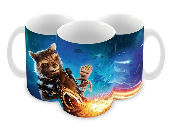 Caneca Polímero Guardiões da Galáxia Personalizada