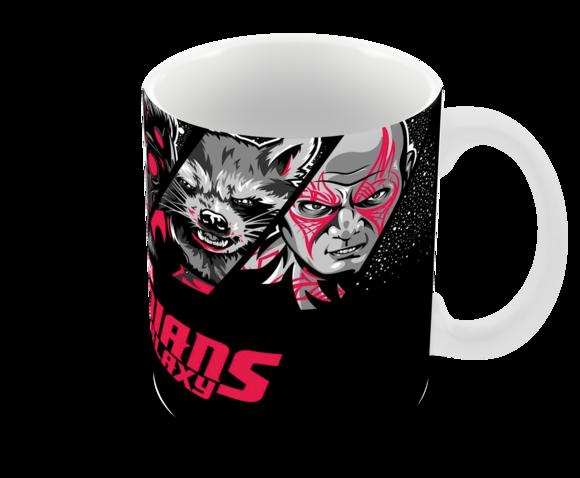 Caneca Polímero Guardiões da Galáxia Personalizada