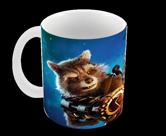 Caneca Polímero Guardiões da Galáxia Personalizada