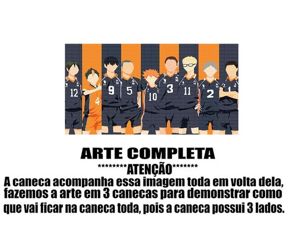 Caneca Polímero Haikyu Personalizada