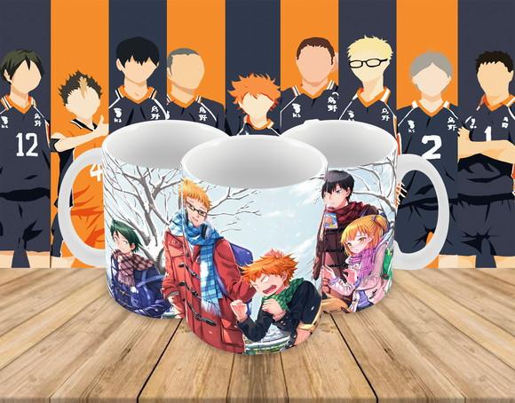 Caneca Polímero Haikyu Personalizada