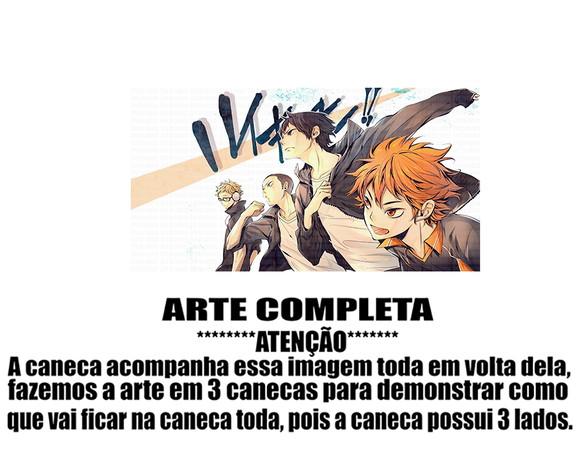 Caneca Polímero Haikyu Personalizada