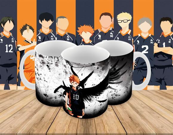 Caneca Polímero Haikyu Personalizada