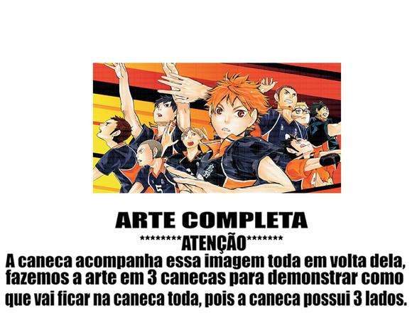 Caneca Polímero Haikyu Personalizada