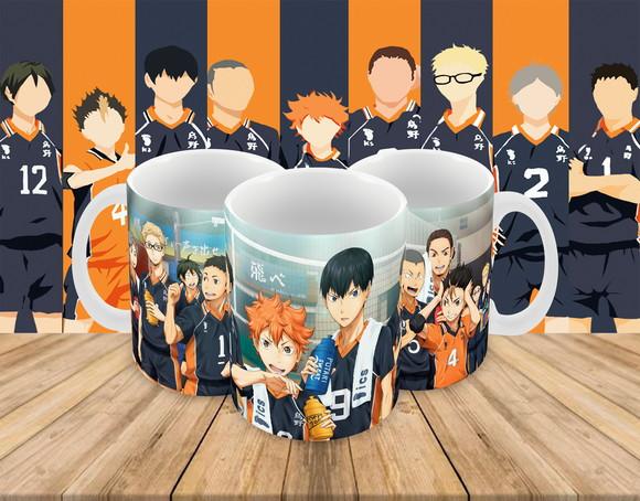 Caneca Polímero Haikyu Personalizada