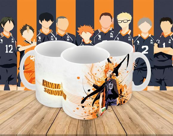 Caneca Polímero Haikyu Personalizada
