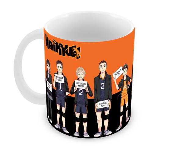 Caneca Polímero Haikyuu Personalizada