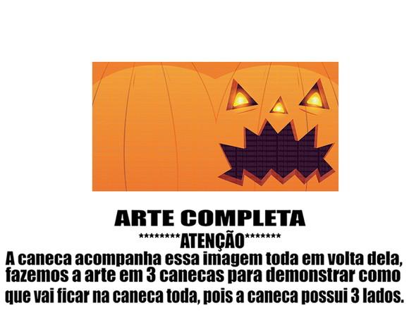 Caneca Polímero Halloween Personalizada