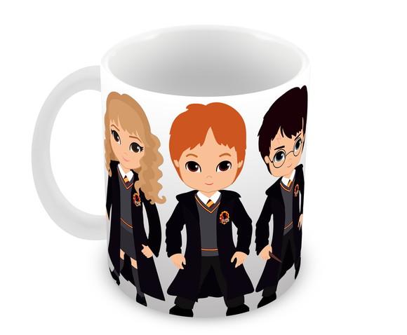Caneca Polímero Harry Potter Nome e Idade Personalizada
