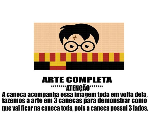 Caneca Polímero Harry Potter Personalizada