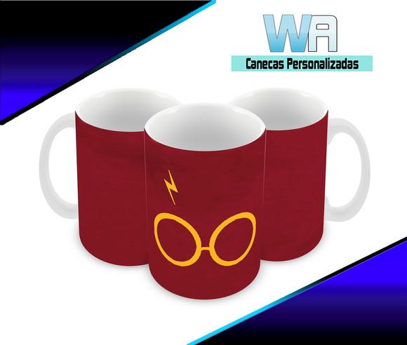 Caneca Polímero Harry Potter Personalizada