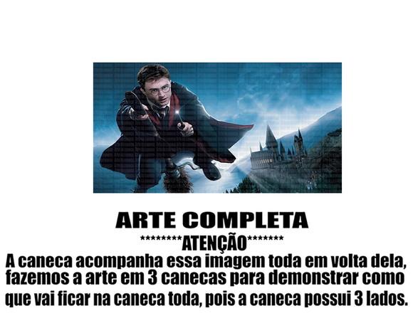 Caneca Polímero Harry Potter Personalizada