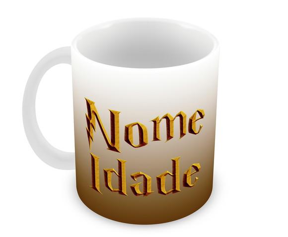 Caneca Polímero Harry Potter Personalizada