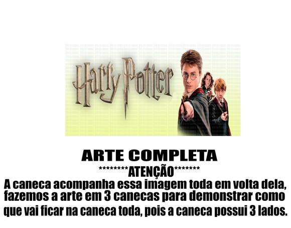 Caneca Polímero Harry Potter Personalizada
