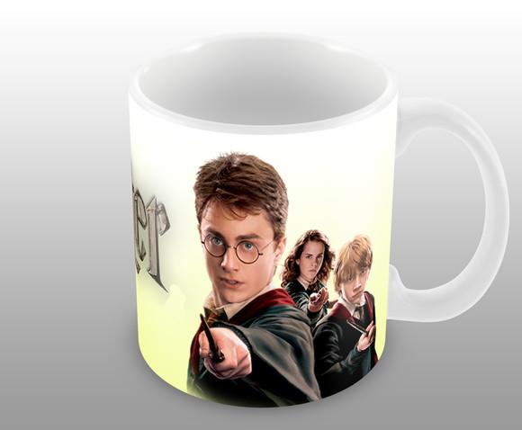 Caneca Polímero Harry Potter Personalizada