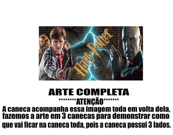 Caneca Polímero Harry Potter Personalizada