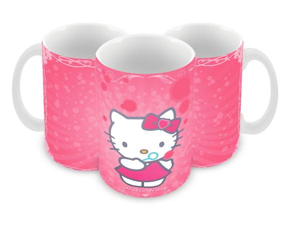 Caneca Polímero Hello Kitty Personalizada