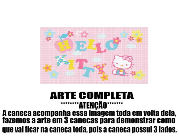 Caneca Polímero Hello Kitty Personalizada