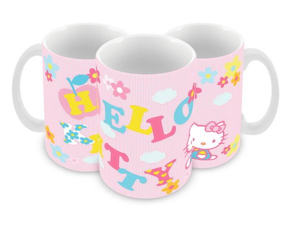 Caneca Polímero Hello Kitty Personalizada