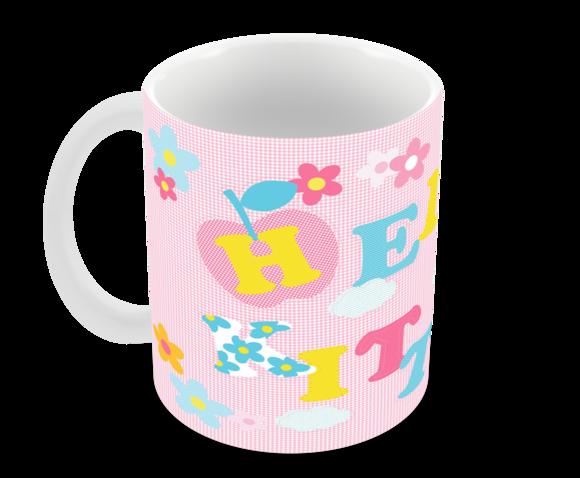 Caneca Polímero Hello Kitty Personalizada