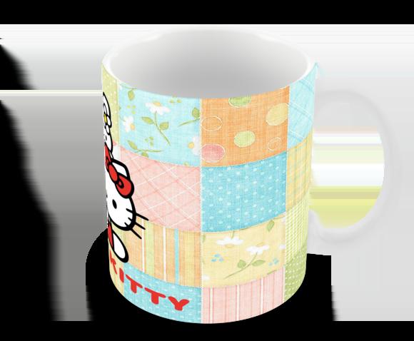 Caneca Polímero Hello Kitty Personalizada