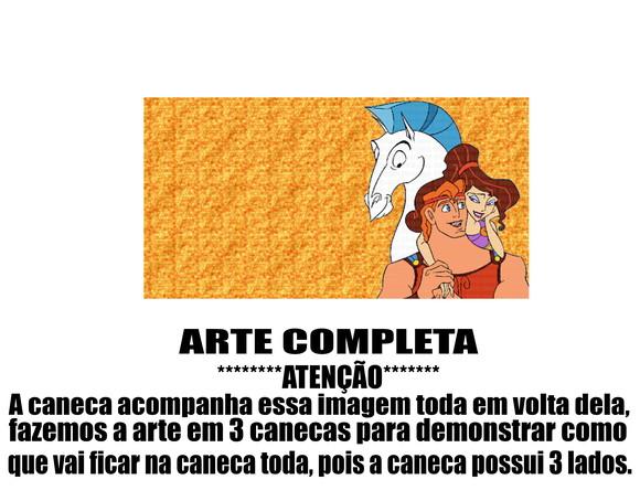 Caneca Polímero Hércules Disney Personalizada