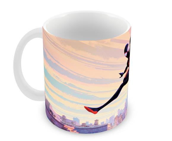 Caneca Polímero Homem Aranha Através do Aranhaverso