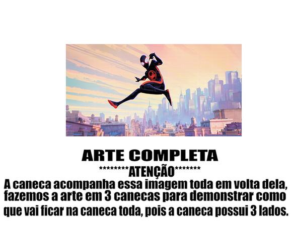 Caneca Polímero Homem Aranha Através do Aranhaverso