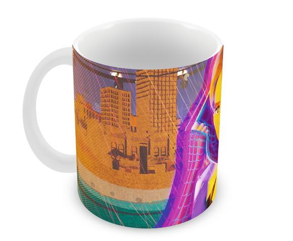 Caneca Polímero Homem Aranha Através do Aranhaverso